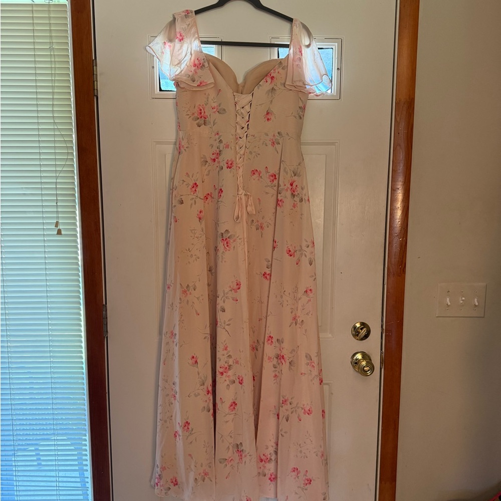 Floral Off-Shoulder Maxi Dress